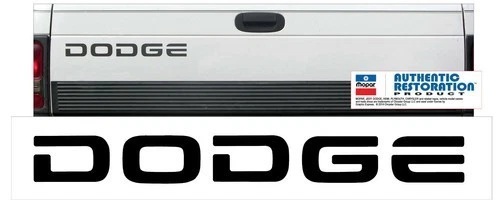 "DODGE" Tailgate Decal 94-02 Dodge Dakota, Ram